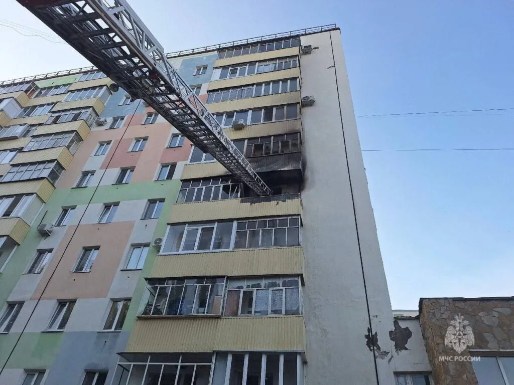 В Стерлитамаке бабушка жгла мусор на балконе и устроила пожар