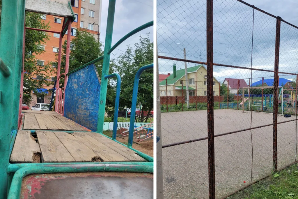 В Стерлитамаке и Стерлитамакском районе выявили нарушения на детских площадках