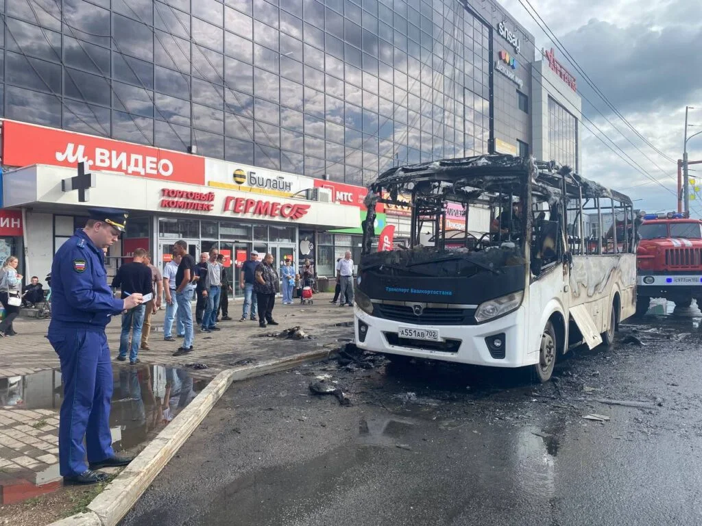 Прокуратура проводит проверку по факту возгорания автобуса в Стерлитамаке