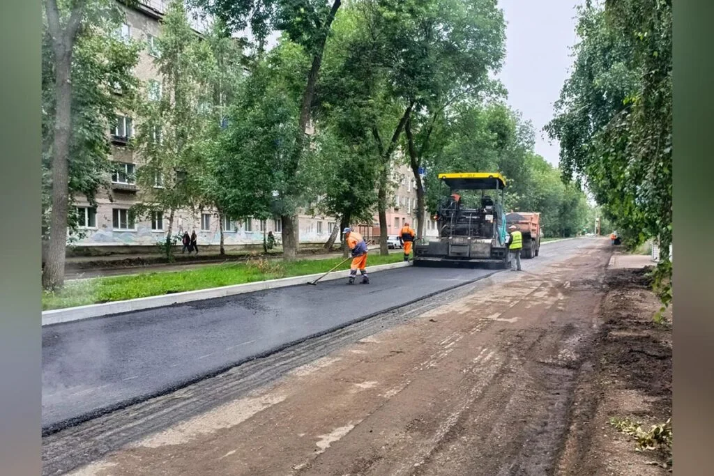 В Стерлитамаке завершили большую часть дорожных работ по нацпроекту