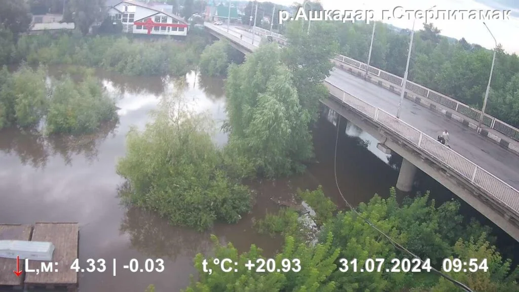 В Стерлитамаке продолжают подниматься Ашкадар и Белая