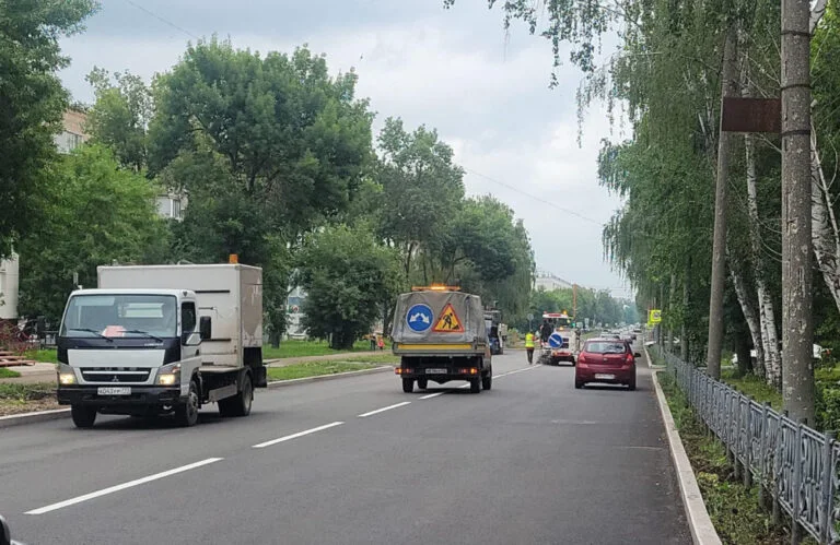 В Стерлитамаке завершили ремонт дороги по ул. Дружбы