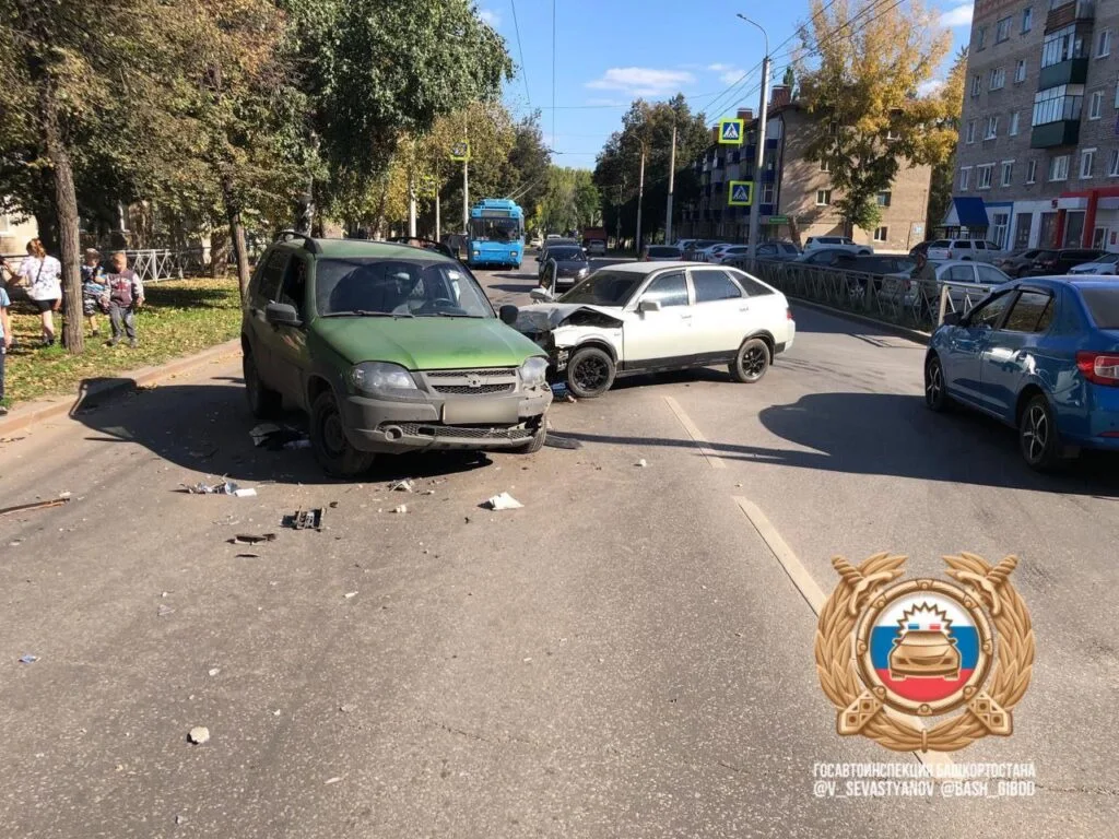 В Стерлитамаке пьяный водитель совершил ДТП