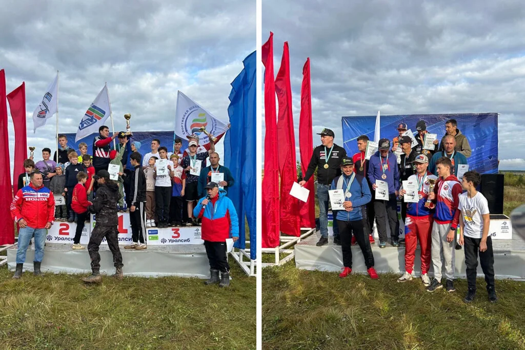 Спортсмены из Стерлитамака заняли 3 место в Чемпионате РБ по мотокроссу