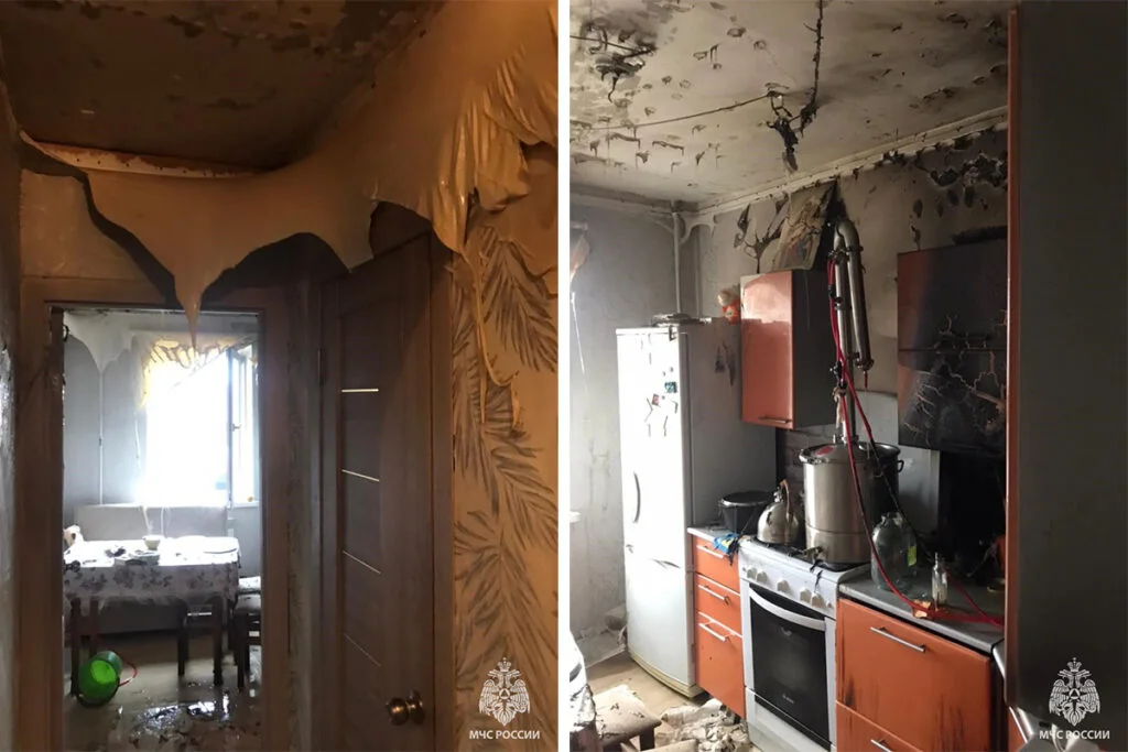 В Стерлитамаке при использовании самогонного аппарата случился пожар, есть пострадавший