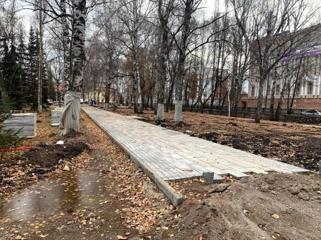 Благоустройство парка Кирова в Стерлитамаке планируют завершить осенью 2025 года