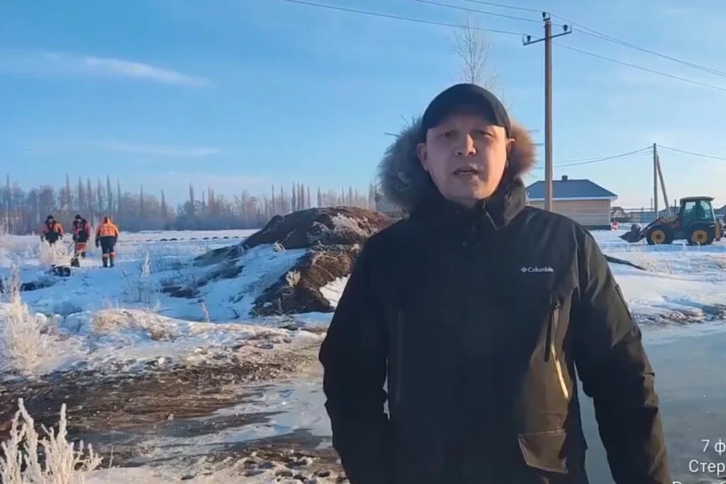 В Стерлитамакском районе произошел прорыв трубопровода
