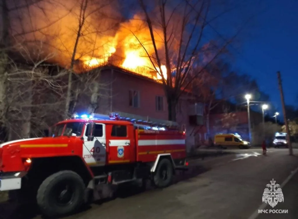 В Стерлитамаке при пожаре на ул. Якутова погибли два человека