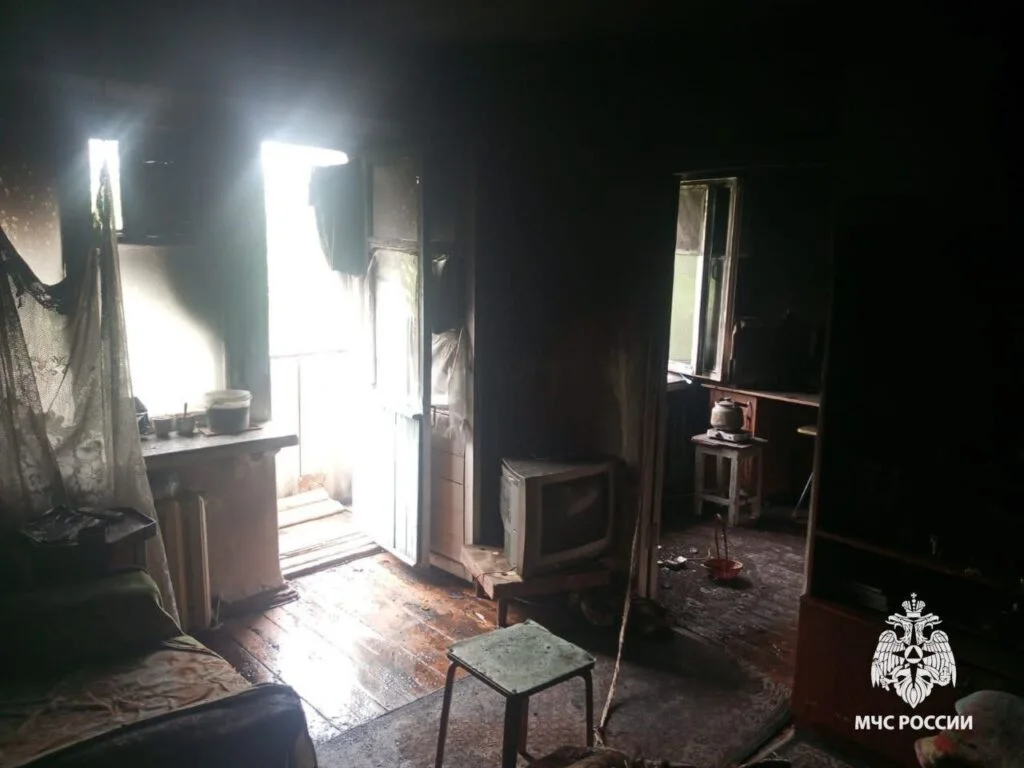 В Стерлитамаке при пожаре на кухне спасли четверых