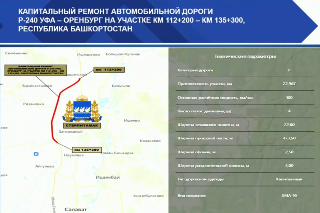 Участок трассы Р-240 в обход Стерлитамака могут расширить и сдать в 2026 году