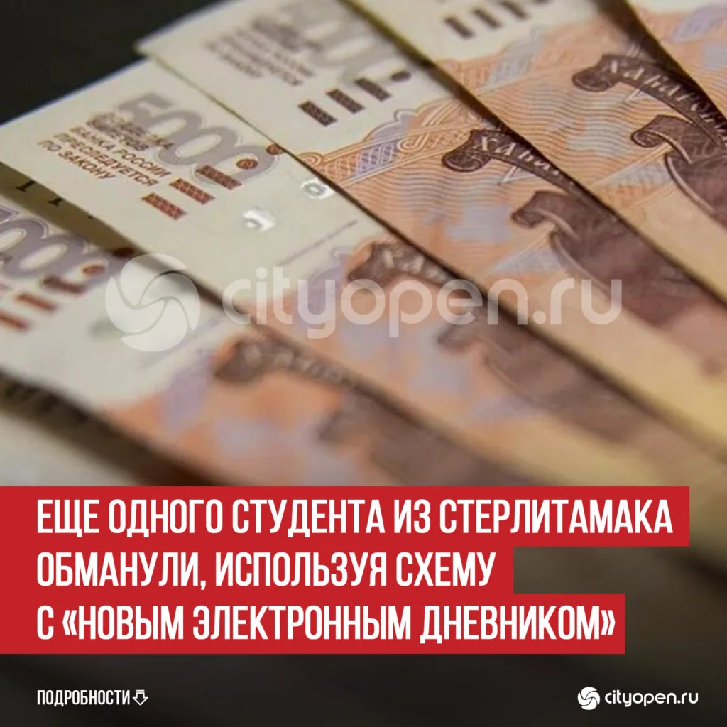 Еще одного студента из Стерлитамака обманули, используя схему с «новым электронным дневником»