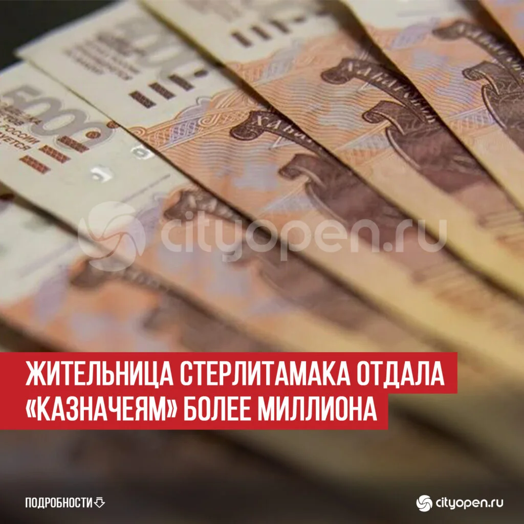 Жительница Стерлитамака отдала «казначеям» более миллиона