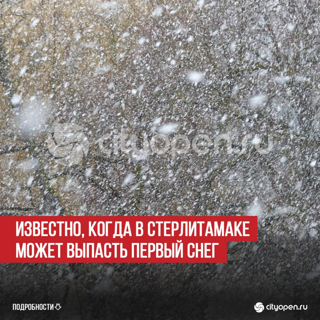 Известно, когда в Стерлитамаке может выпасть первый снег