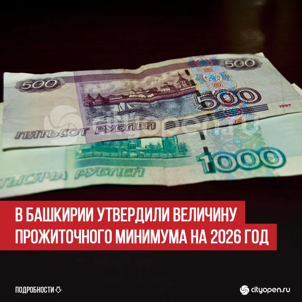 В Башкирии утвердили величину прожиточного минимума на 2026 год