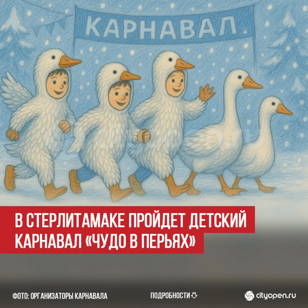 В Стерлитамаке пройдет детский карнавал «Чудо в перьях»