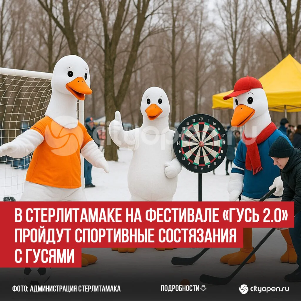 В Стерлитамаке на фестивале «Гусь 2.0» пройдут спортивные состязания с гусями