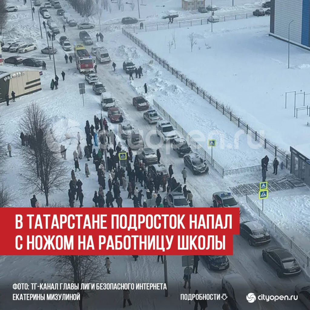 В Татарстане подросток напал с ножом на работницу школы