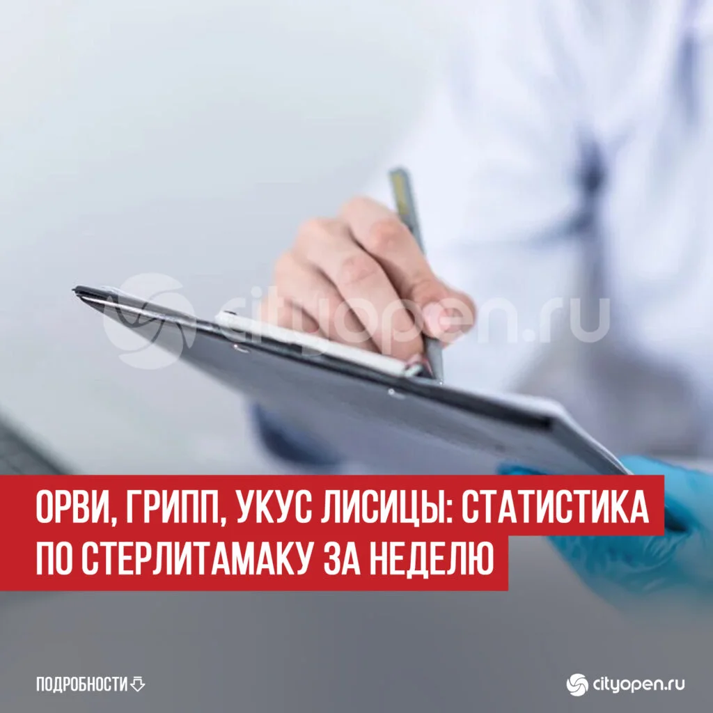 ОРВИ, грипп, укус лисицы: статистика по Стерлитамаку за неделю
