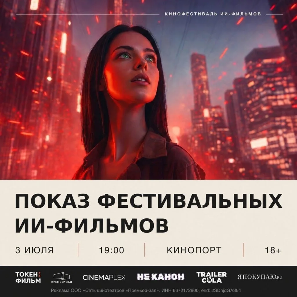 В Кинопорте впервые пройдет фестиваль фильмов, созданных искусственным интеллектом