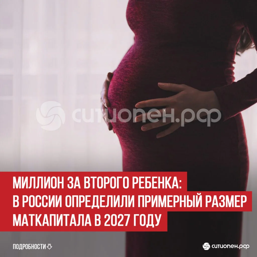 Миллион за второго ребенка: в России определили примерный размер маткапитала в 2027 году