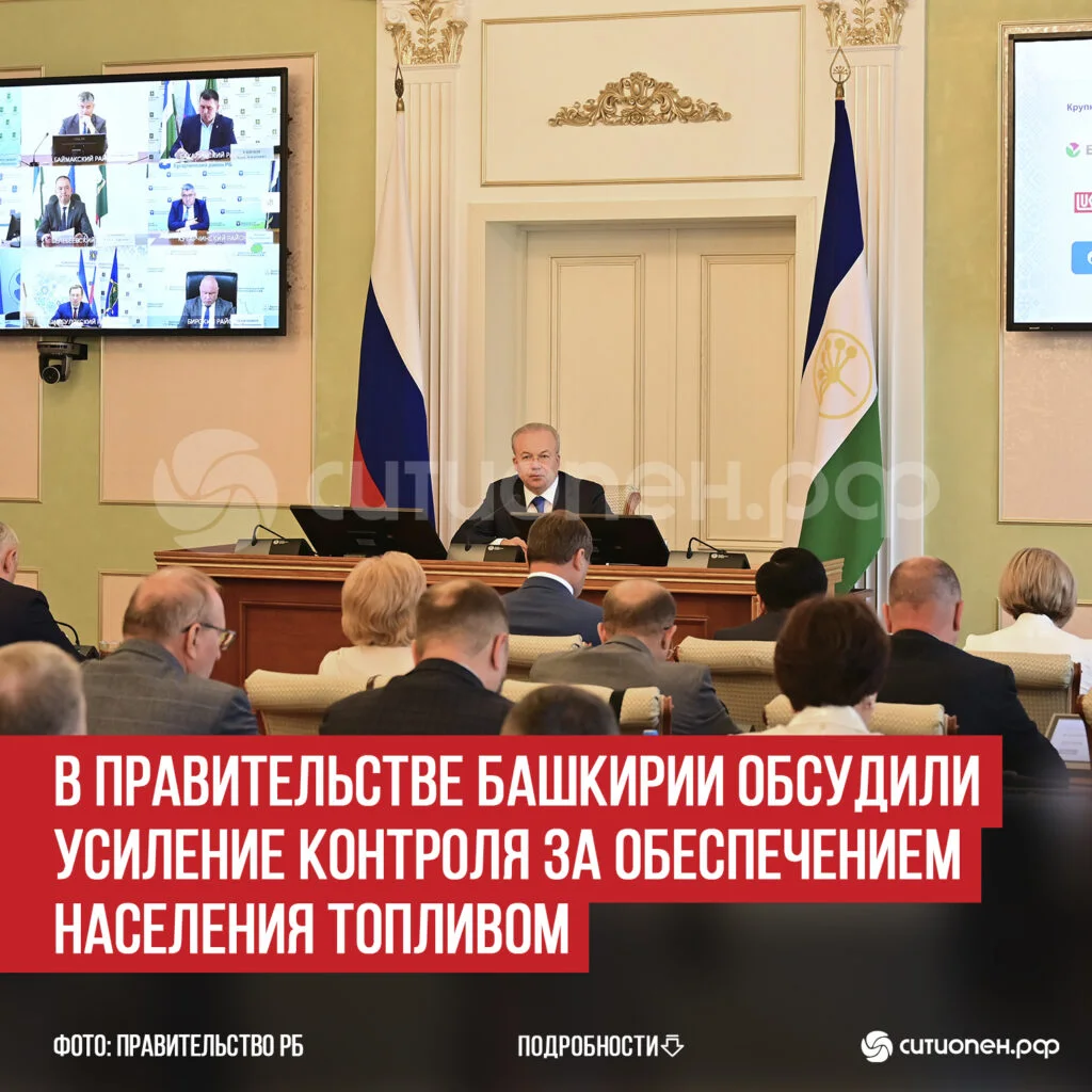 В Правительстве Башкирии обсудили усиление контроля за обеспечением населения топливом
