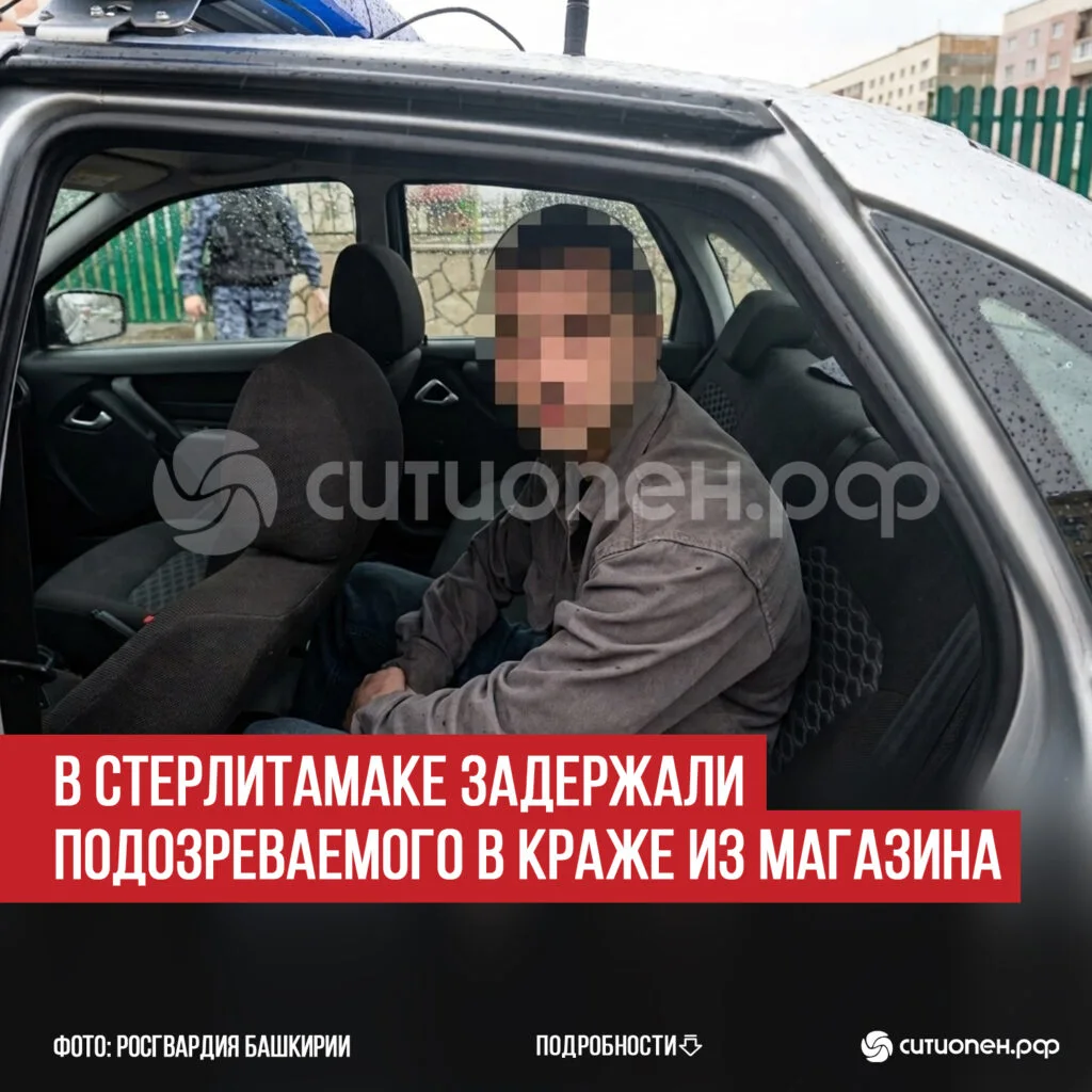 В Стерлитамаке задержали подозреваемого в краже из магазина