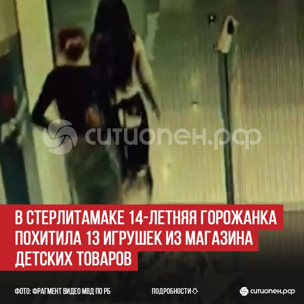 В Стерлитамаке 14-летняя горожанка похитила 13 игрушек из магазина детских товаров